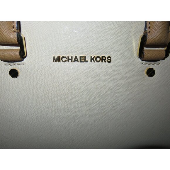 Michael Kors Selma Color Block Saffiano Leather Crossbody Tote 2WAY Handbag - Picture 9 of 11